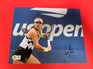 Camila Osorio Columbia Tennis signiertes Auto 8x10 FOTO Beckett BAS authentifiziert - Bild 1 von 2