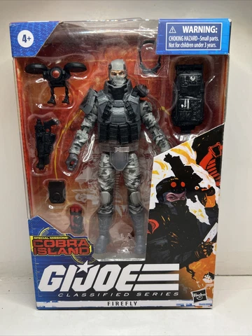 GIJoe Classified Cobra Island Firefly figure 6” Scale 21 Cover
