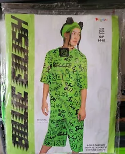 Nuevo Disfraz Billie Eilish Clásico ADULTO Verde Cosplay Mujer Adulto Talla S Pequeño - Imagen 1 de 8