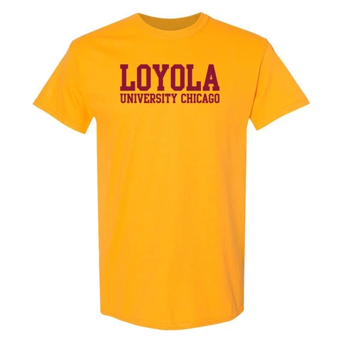 Loyola University Chicago Ramblers Basic Block  - NCAA University T-Shirt Cover