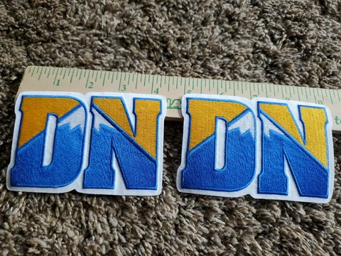 New Lot of 2 Denver Nuggets White Authentic Jersey Team Pants Patch Set 4.5"×3" Cover