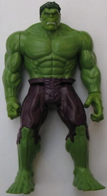 Boneco de ação incrível Hulk posável, 11 1/2 polegadas de altura, solto, Hasbro, 2013 - Imagem 1 de 2