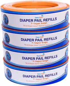 Kompatibel mit Diaper Genie Eimern, 4er Pack, 1080 Stück - Bild 1 von 12