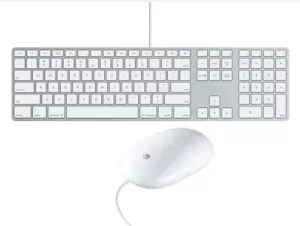 Genuine Apple Aluminium USB Keyboard A1243 And Apple Mouse A1152 Set - Picture 1 of 4