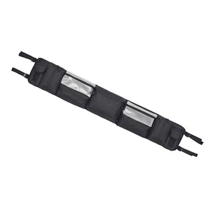 Black ATV UTV Large Roll Cage Organizer Storage Cargo Bag Outdoor Hiking Camping - Picture 1 of 8