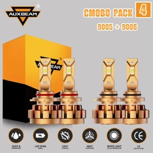 AUXBEAM F16 PLUS 9005 9006 LED Headlights for Toyota Corolla 1996 1997 2001-2013 - Picture 1 of 12