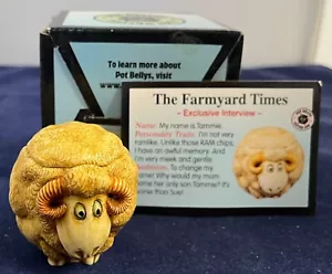 Harmony Kingdom ~ Pot Bellys ~ Tammie ~ NIB ~PBFRA ~ Farmyard ~ Ram - Picture 1 of 9