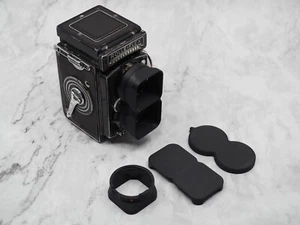 Rolleiflex Bay II (42 mm) Copriobiettivi e coperchi solo per 3,5E E2 tipo 1 e 2 - Foto 1 di 14