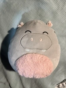 Squishmallows Hank The Hippo 8 inch Plush Toy - Gray - Picture 1 of 4