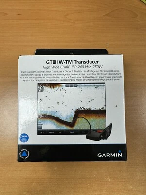 Garmin GT8HW-TM Plastic Transom or Trolling Motor Mount Transducer - 8 Pin B24 - Image 1 of 3