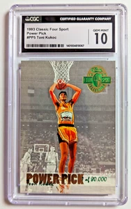 Toni Kukoc 1993 Classic 4 Sport #PP5 Rookie RC CGC 10 POP 1 - Picture 1 of 2