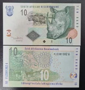 2005 South Africa 10 RAND BANKNOTE CURRENCY UNC - Picture 1 of 1