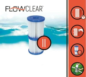 2 Stück Filter Filterkartusche Poolfilter Filterpumpe Pool Gr 2 II Bestway 58094 - Bild 1 von 1
