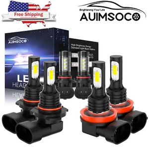 6000K LED Headlight Fog Light Combo For Lexus RX330 2004-2006 RX350 2007-2009 - Picture 1 of 8