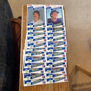 1987 M&M's Star Lineup Baseball Set (12 Panels - 24 Cards) NM/MT [12 HOFers] EX+