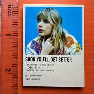 Pegatina Taylor Swift SOON YOU'LL GET BETTER - Imagen 1 de 1