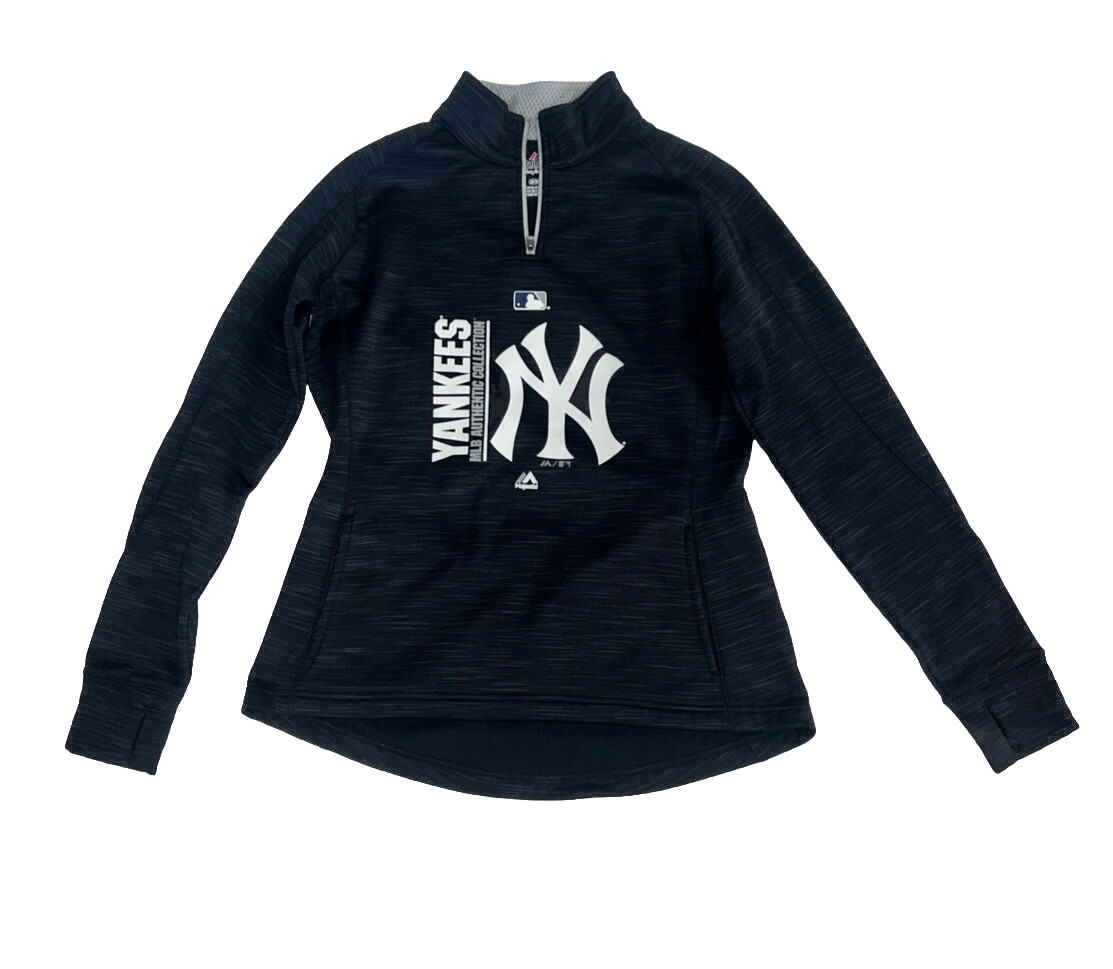 ウェア Majestic Yankees Authentic Collection VINTAGE MAJESTIC AUTHENTIC COLLECTION NEW YORK YANKEES SATIN