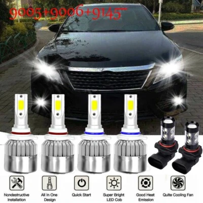 Faros antiniebla altos/bajos LED para Toyota Camry 2002 2003 2004 2005 2006 Foto 1 de 4