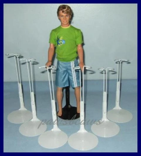 6 soportes para muñecas Kaiser 2101 BLANCOS para muñecas G.I.JOE KEN ENVÍO GRATUITO A EE. UU. Foto 1 de 1