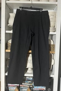 Lululemon Nadelstreifen Anzughose Hose schwarz Herrengröße 34 x 29 - Bild 1 von 11