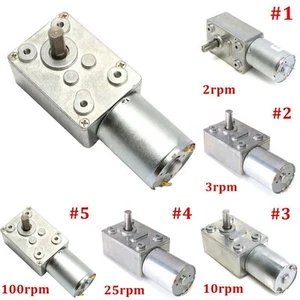 2-120RPM High Torque Turbo Worm Geared Motor DC 12V For Windows Opener - Picture 1 of 18