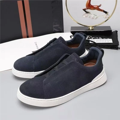 ze&gn&a Moda Zapatos de Tablero Suela Suave Zapatos Informales Foto 1 de 4