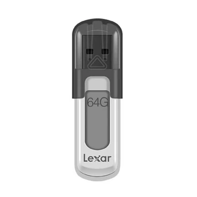 Clé USB Lexar JumpDrive V100 Blanc Gris 64 GB - Photo 1/4