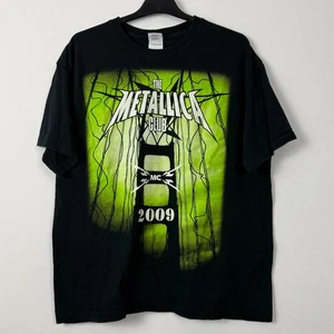 Metallica Met Club Heavy Metal Rock Band T-Shirt Megadeth Slayer Anthrax L - Picture 1 of 2