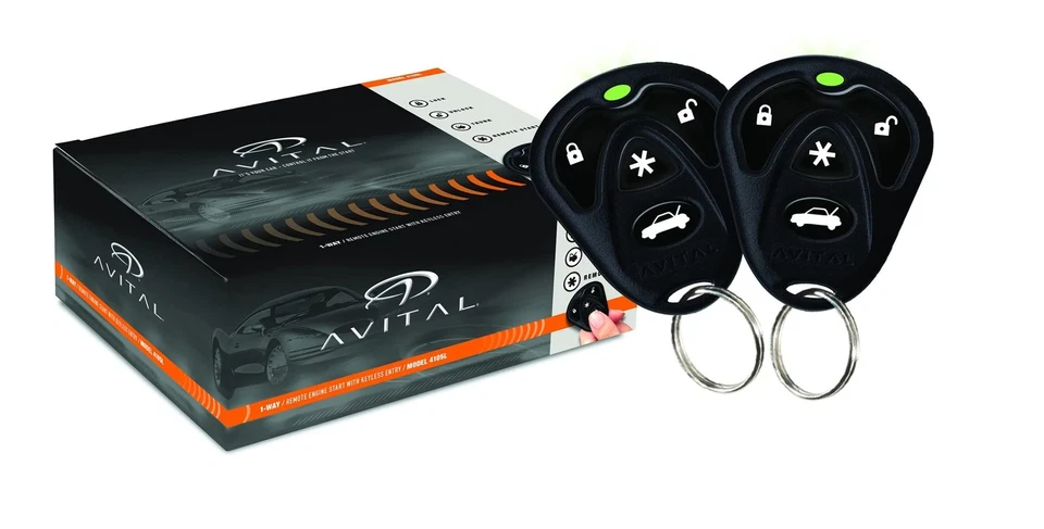 Avital 4105L 1-Way Remote Start System with 4-Button Remote - Image 1 of 3