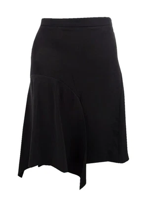 Женская асимметричная трапециевидная юбка MSK (12, черная) - Изображение 1 из 2