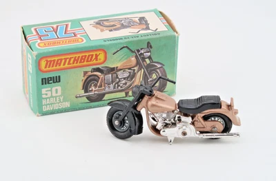 MATCHBOX 75 #NEW 50 * HARLEY DAVIDSON  * 1980 * OVP - Bild 1 von 4