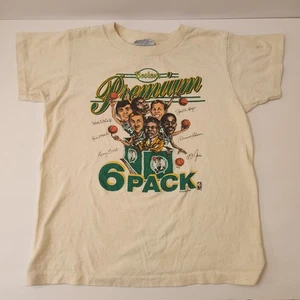 Boston's Premium 6 Pack Kids Vintage Shirt Sz 6-8 1980s Salem Sportswear NBA - Picture 1 of 10