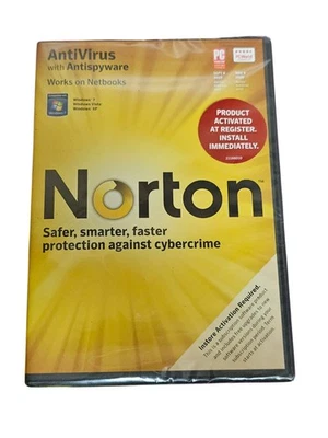 Norton AntiVirus with AntiSpyware by Symantec for Win 7/Vista/XP 2011 CD-ROM - Image 1 of 2