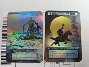 Sorcery: Contested Realm TCG SET OF 2 Alpha The Champion Promo + Headless Haunt - Picture 1 of 6