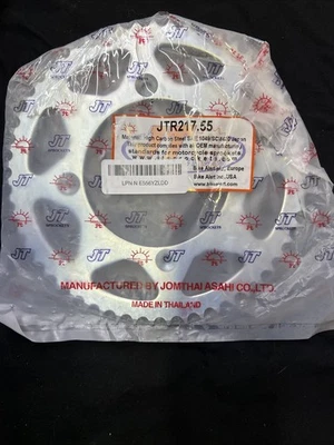 JT Steel Rear Sprocket - 55T Motorcycle ATV/UTV Street Bike Dirt Bike JTR217 55 - Image 1 of 3