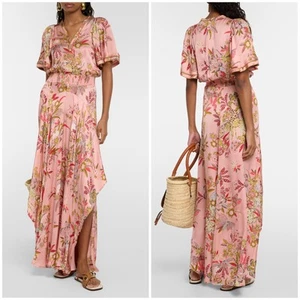 NUEVO Vestido Poupette St Barth Mabelle Rosa Leo Bosque Floral Follaje Resort Pequeño - Imagen 1 de 14