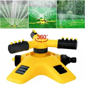 360°Wassersprinkler Rasenbewässerung Automatische Rotation für Gartenbewässerung - Bild 1 von 10