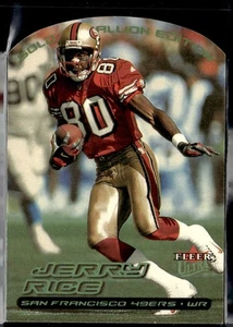 2000 Fleer Ultra Football Jerry Rice Gold Medallion Die Cut Card #20 G - Bild 1 von 2