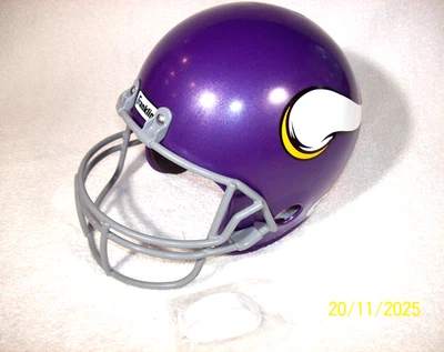 FRANKLIN MINNESOTA VIKINGS РЕТРО ФИОЛЕТОВЫЙ МОЛОДЕЖЬ МАЛЬЧИКОВ ДЕТСКИЙ ШЛЕМ С СЕРЫЙ FM - Изображение 1 из 4