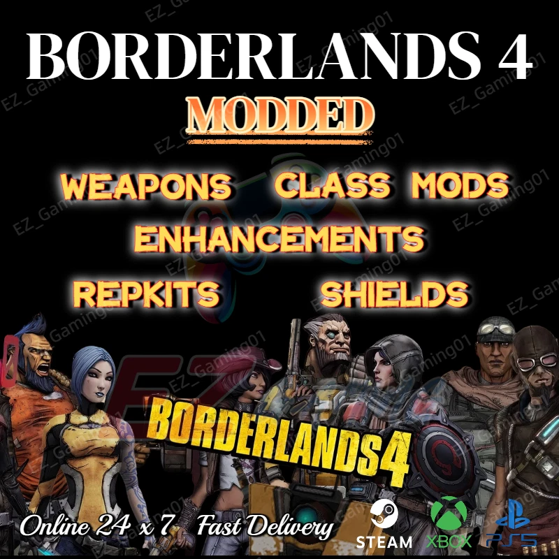🍭Borderlands 4 BL4✅Modded LVL 1 - 50✅Items/Weapon/Class Mod/Gun PC/PS/XBOX✅ - Bild 1 von 1