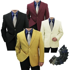 Sharp Hand Tailored Regular-Fit Herren Blazer mit 1 Paar Socken, Größe 36S-62L - Bild 1 von 5