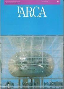 L’arca n. 63 set 1992 Rivista internazionale di architettura design - Picture 1 of 1