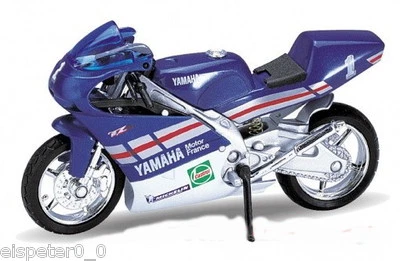 `94 Yamaha TZ250M, Welly Motorrad Modell 1:18, Neu, OVP - Bild 1 von 4