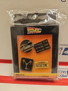 Back to the Future Pin Set Limited Edition 500 Funko Exclusive 35th Anniversary - Picture 1 of 7