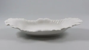 KPM Berlin Gebäckschale Muschelrelief oval Schiffchenform Dekor 00 2. Wahl 28,5x - Bild 1 von 4