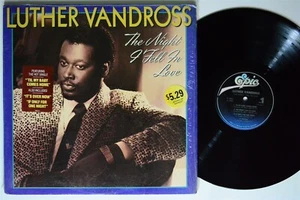 LUTHER VANDROSS The Night I Fell In Love EPIC LP VG+ SHRINK w/hype sticker 1st - Picture 1 of 2