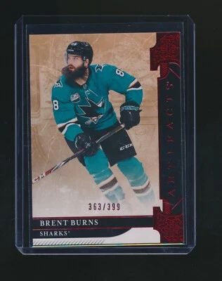 BRENT BURNS 2019-20 UPPER DECK ARTIFACTS RED PARALLEL 363/399 #127 - Image 1 of 2