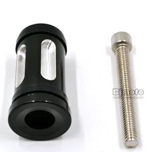 CNC Motorcycle Foot Peg Black Shifter Shift Peg Rest For Harley Sportster Dyna - Bild 1 von 6