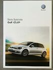 Catalogue Volkswagen Golf 7 série spéciale Cup édition juillet 2014 NEUF