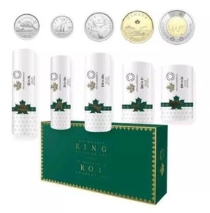 Canada - 2023 Re Carlo III Special Wrap First Strikes Set di 5 rotoli di monete - Foto 1 di 1